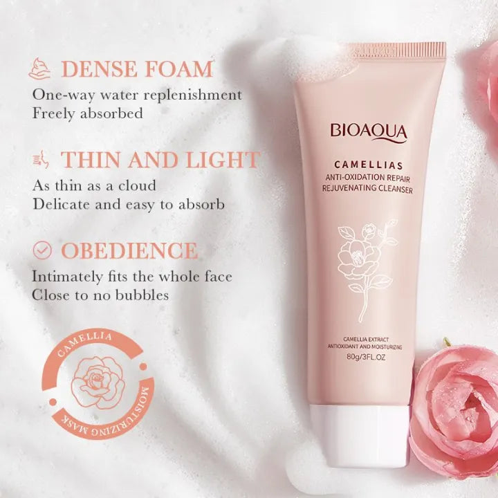 Bioaqua Camellia Facial Cleanser Skin Care Face Wash - 80g | Premium Skincare & Beauty Products in Pakistan