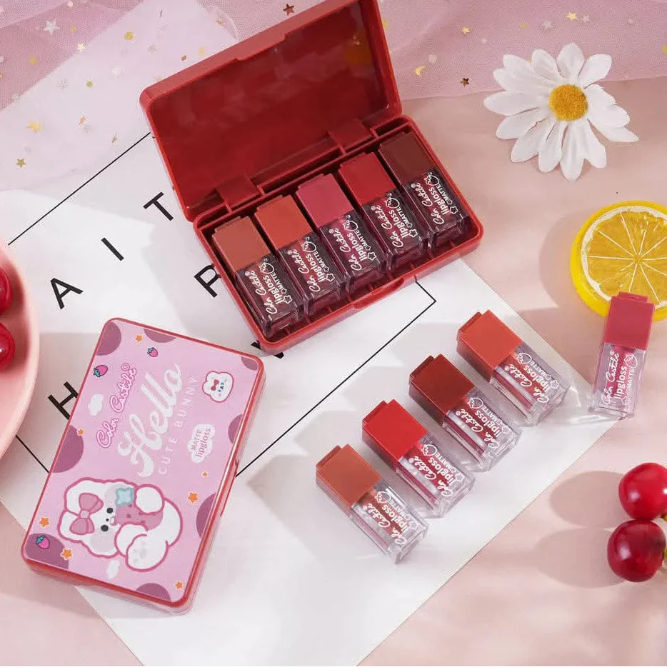 Color Castle Long Lasting Lip Gloss - 5Pcs