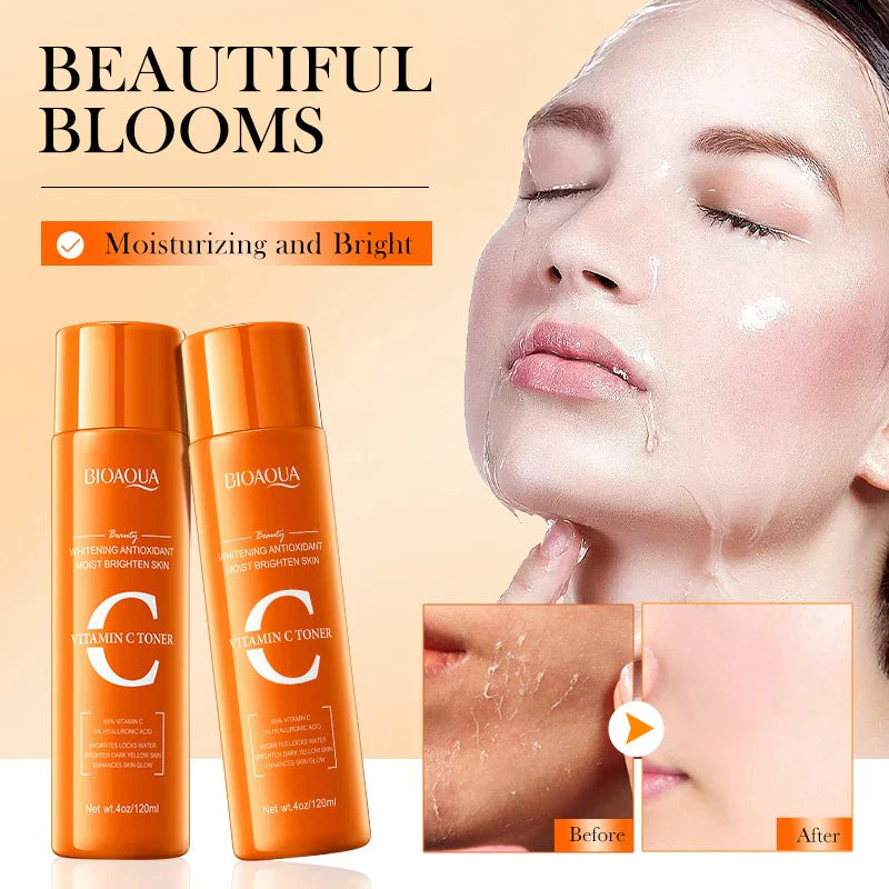 BIOAQUA Vitamin C Whitening Antioxidant Moist Brighten Face Toner – 120ml | Premium Skincare & Beauty Products in Pakistan