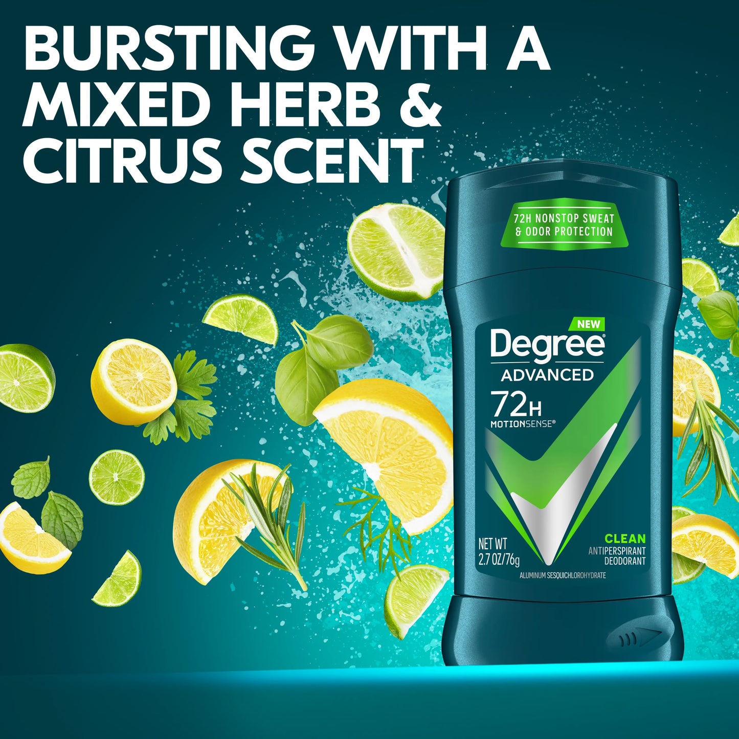 Degree Clean Antiperspirant Deodorant Stick - 85g