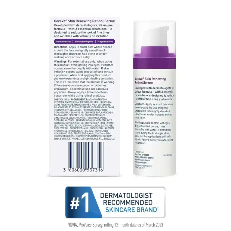 CeraVe Skin Renewing Retinol Serum - 30ml | Premium Skincare & Beauty Products in Pakistan