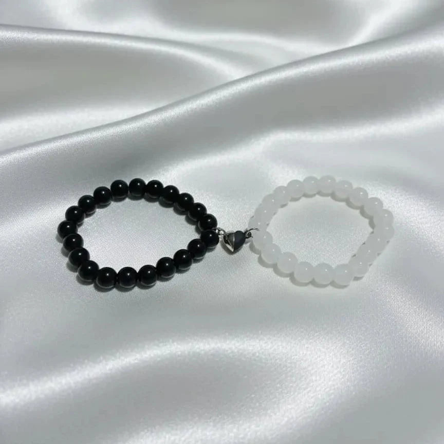 Couple Heart Bracelet Set