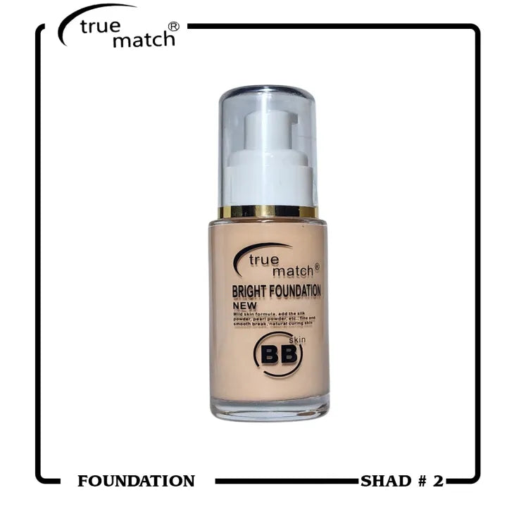 True Match Bright Liquid Foundation Smooth Full Coverage