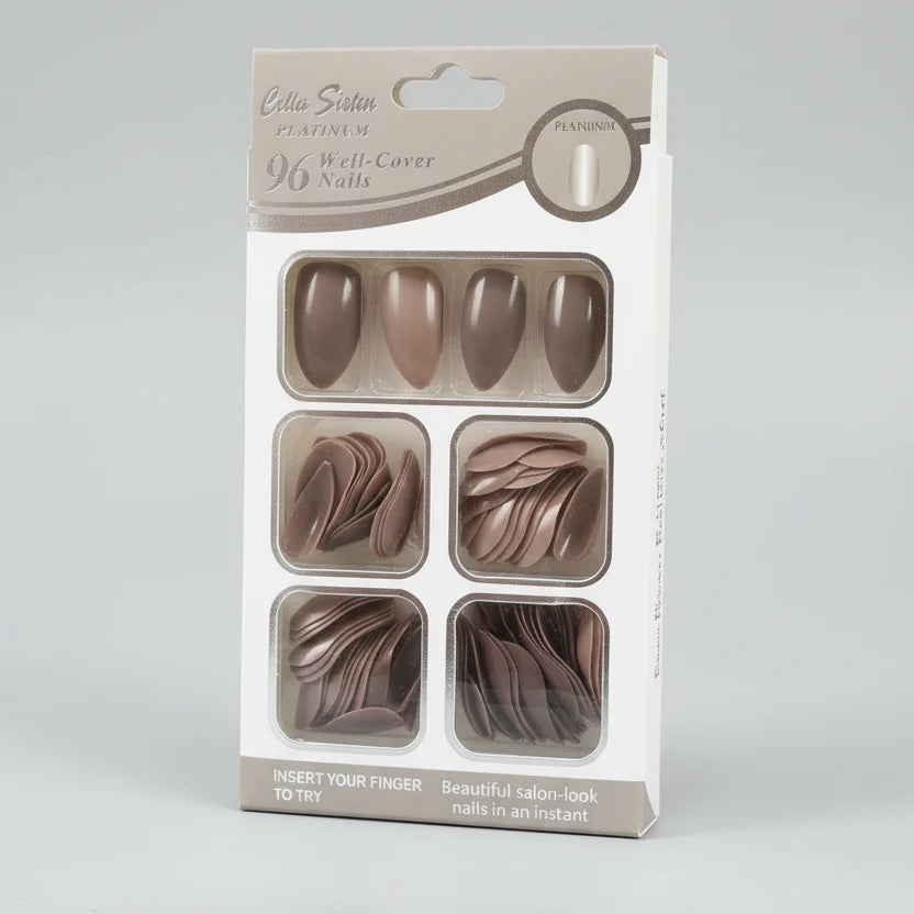 Color Sister 96-Piece Artificial Nails Set