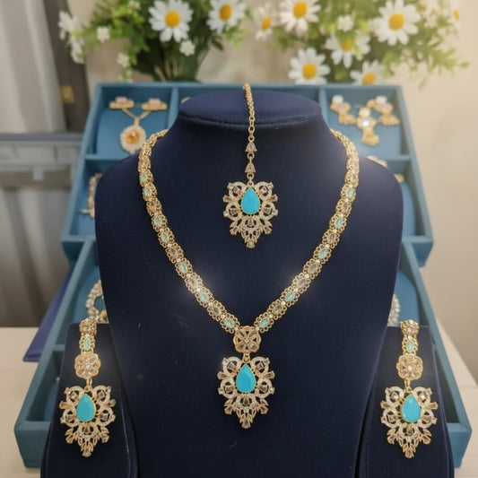 Zircon Necklace Set – Best Quality