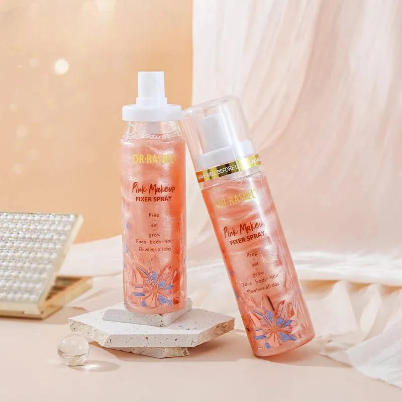 Dr.Rashel Lightweight & Moisturizing Pink Makeup Fixer Spray - 100ml | Premium Skincare & Beauty Products in Pakistan