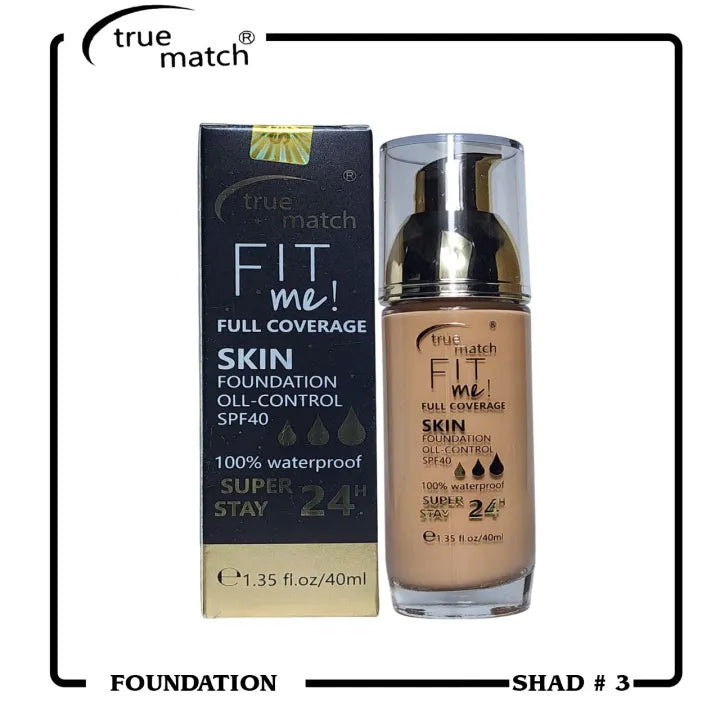 True Match Fit me Full Coverage Foundation