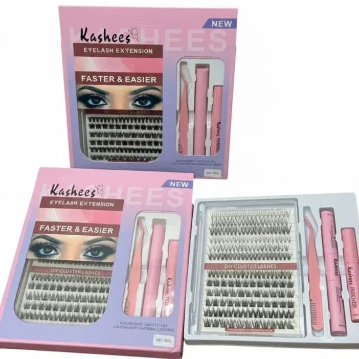 Kashee's permanent Eyelash  Extension Set