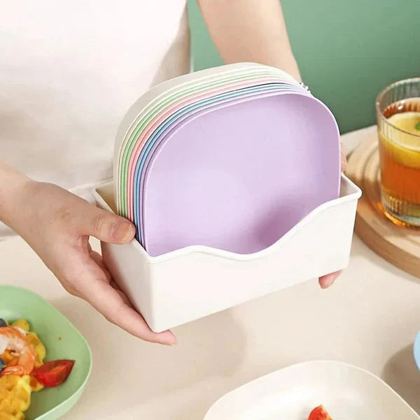 Multi-Function Mini Square Plates Set