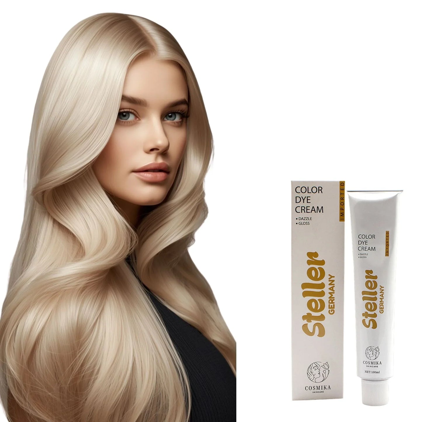 Steller Germany Color Dye Cream - 9 - Naturals Natural - 100ml