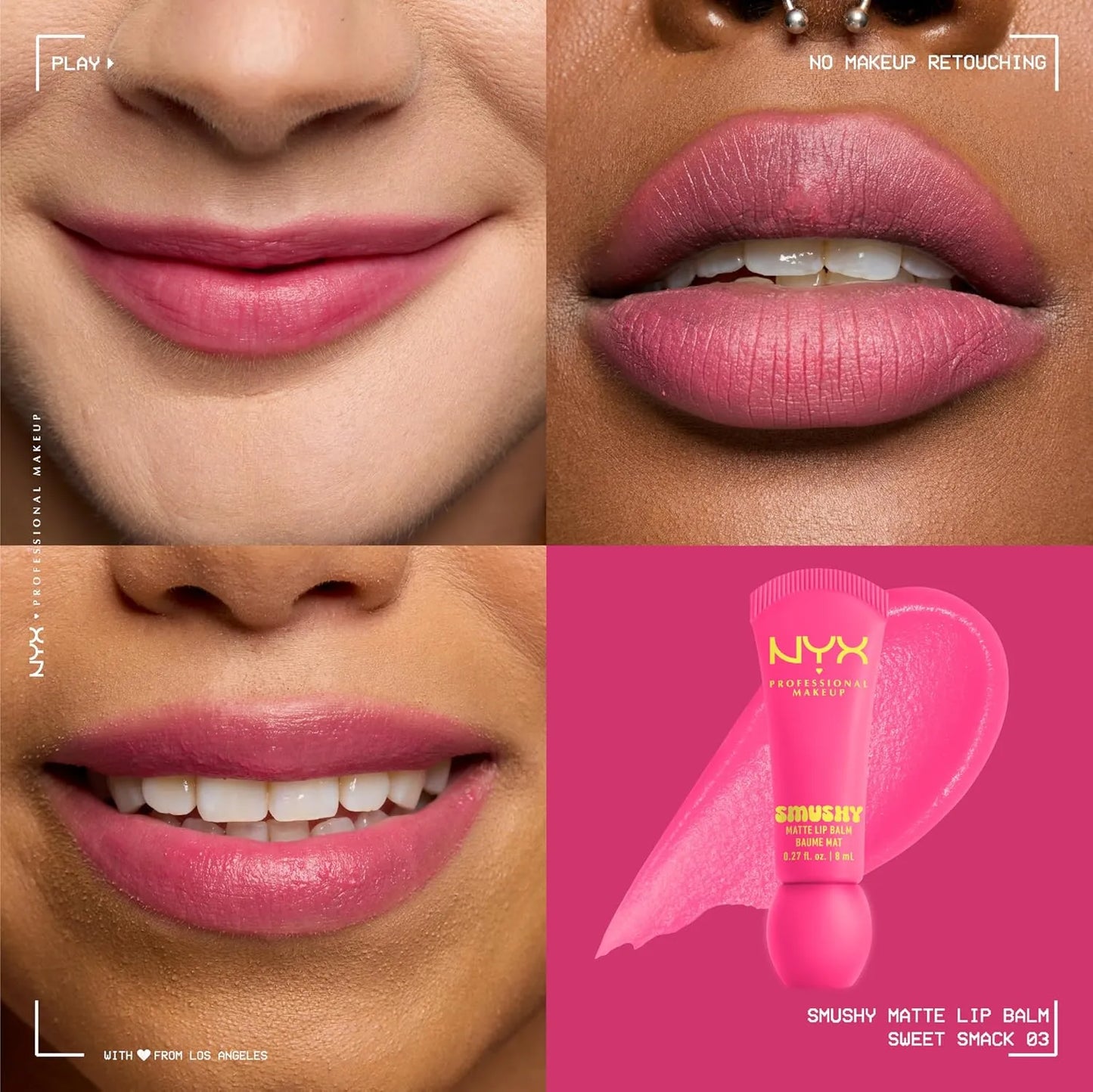 NYX Professional Makeup - Smushy Matte Lip Balm - 8ml