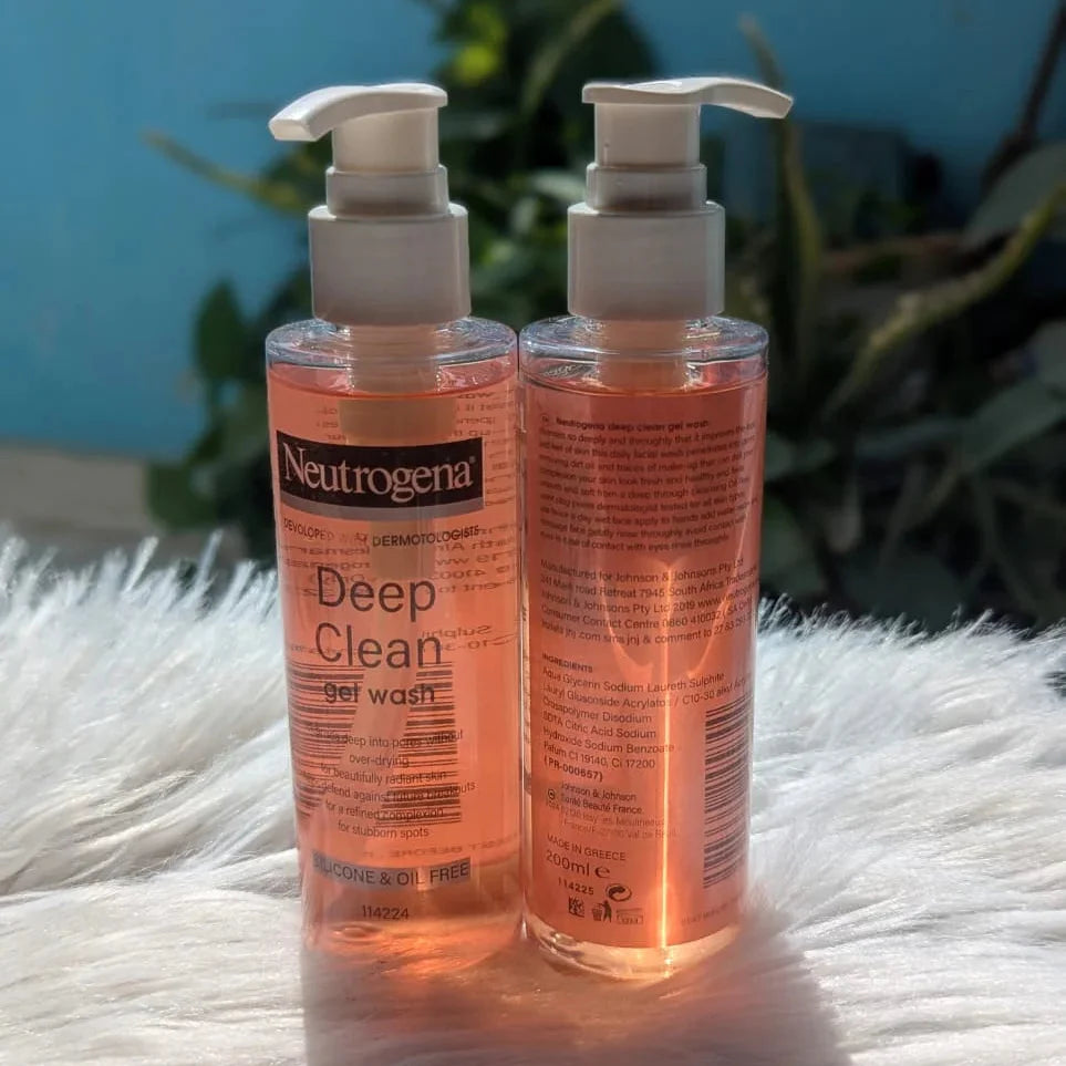 Neutrogena Deep Clean Foaming Gel Wash – 200ml (Made in Greece) | Premium Skincare & Beauty Products in Pakistan