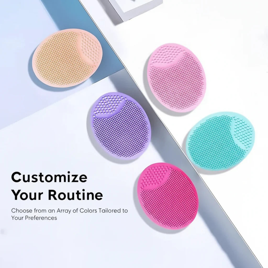 Portable Facial Cleaning Mat Pad Scrubber Silicone Face Cleansing Brush | Premium Skincare & Beauty Products in Pakistan