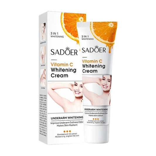 SADOER 3 IN 1 Vitamin C Underarm & Private Parts Whitening Cream | Premium Skincare & Beauty Products in Pakistan
