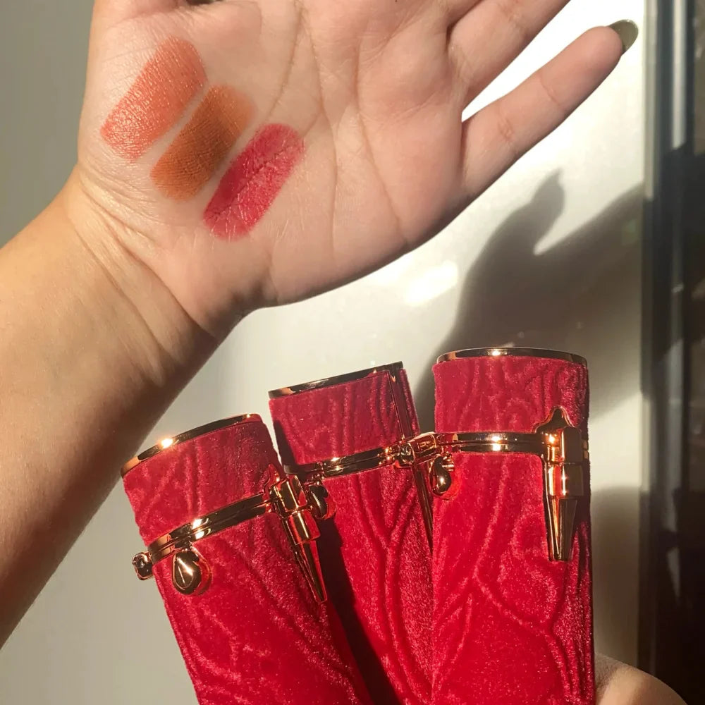 Mansly Velvet Touch Lipstick Trio Set – 3 Pcs