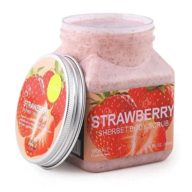 Wokali Sherbet Body Scrub - Strawberry Flavour - 350ml | Premium Skincare & Beauty Products in Pakistan