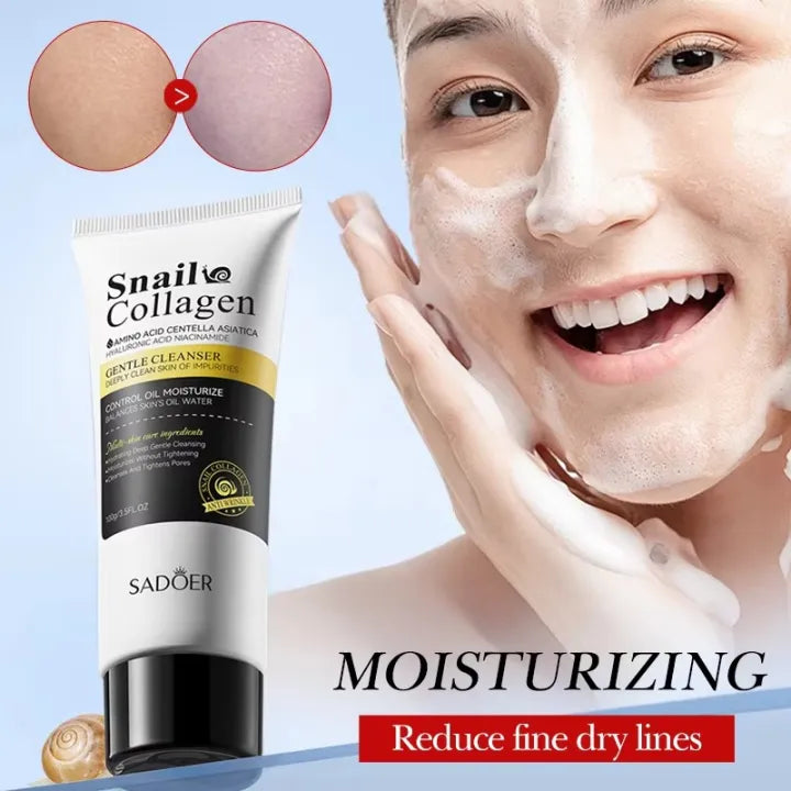 Sadoer Snail Collagen Amino Acid Facial Claenaser 100g