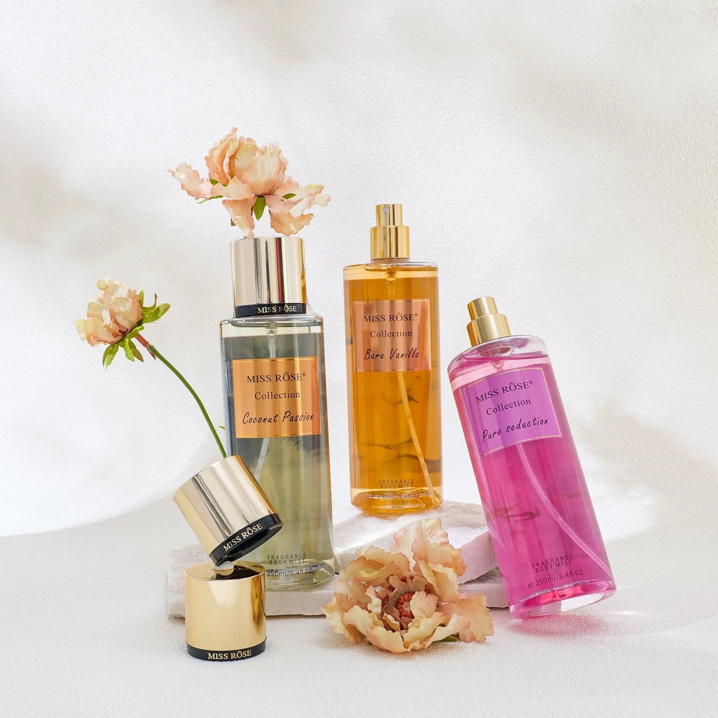Miss Rose Collection Bare Vanilla  Body Mist - 250ml