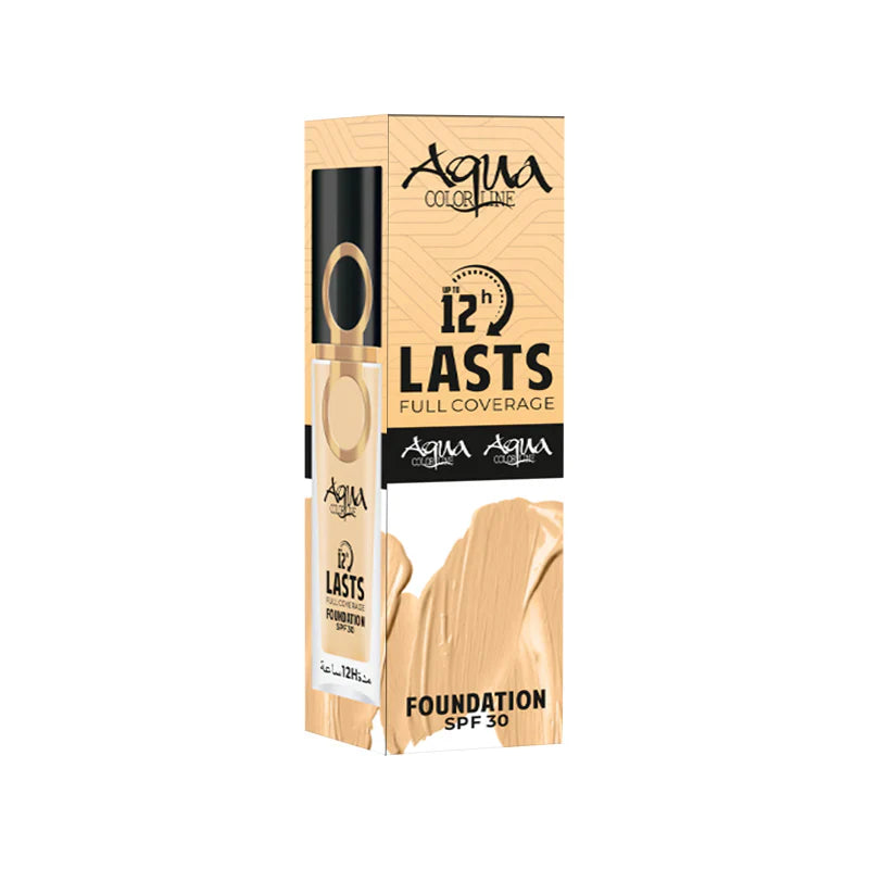 Aqua Color 24H Last Full Coverage Foundation - 25ml