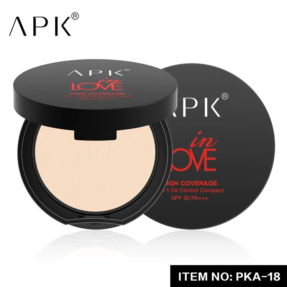 APK in Love High Coverage 2 in 1 Oil Control Compact SPF30 PA++
