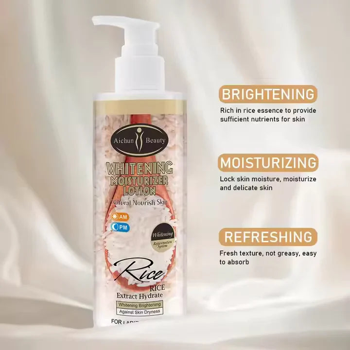 Aichun Beauty Natural Vegan Rice Moisturizing Lotion