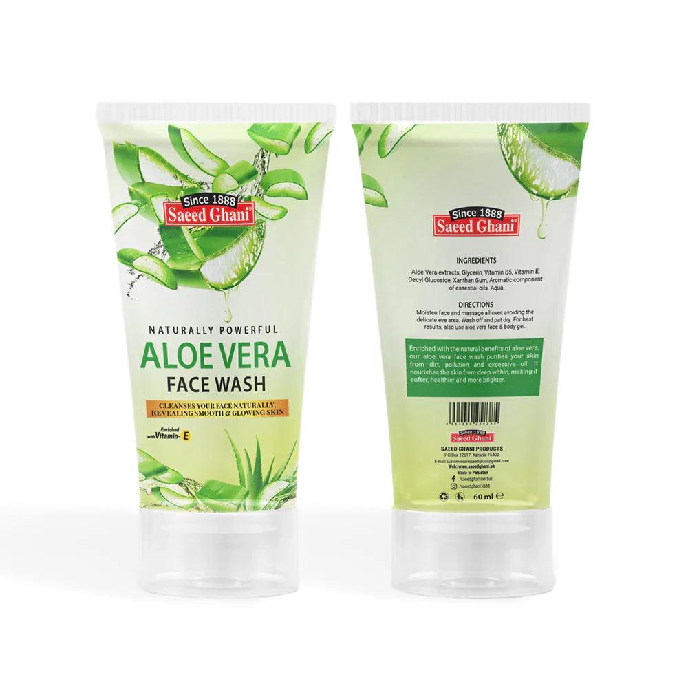 Saeed Ghani Aloe Vera Face Wash - 60ml | Premium Skincare & Beauty Products in Pakistan