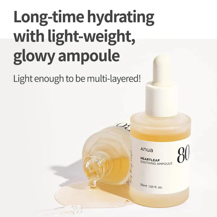 Anua Houttuynia Cordata 80% Moisture Soothing Ampoule - 30ml