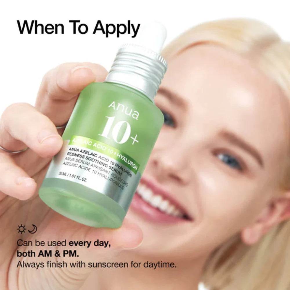 Anua Azelaic Acid 10+ Hyaluron Redness Soothing Serum - 30ml | Premium Skincare & Beauty Products in Pakistan