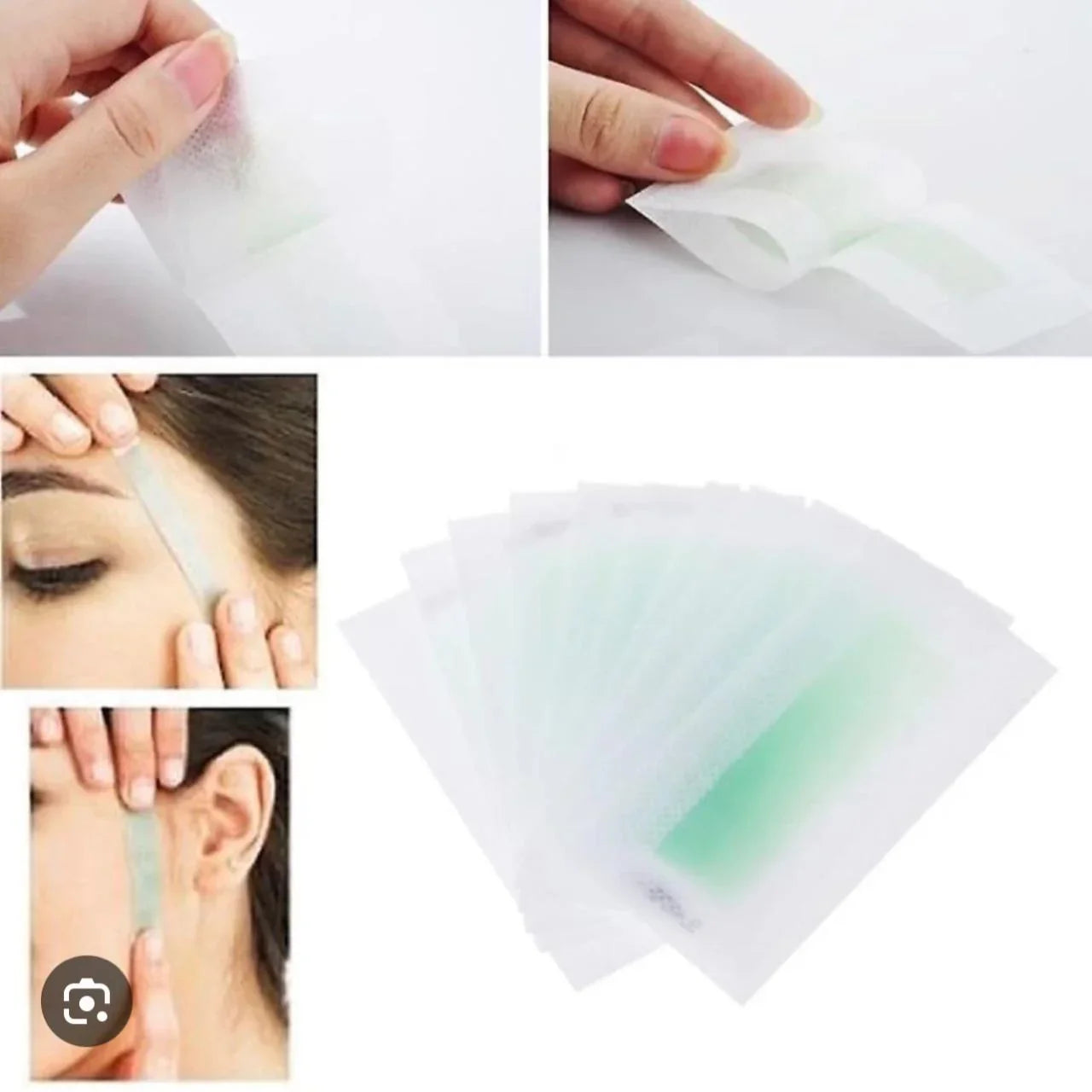 APK Facial Wax strips - 10Pcs