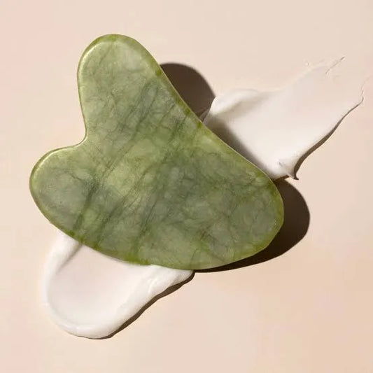 Authentic Jade Crystal Heart Shape Gua Sha | Premium Skincare & Beauty Products in Pakistan
