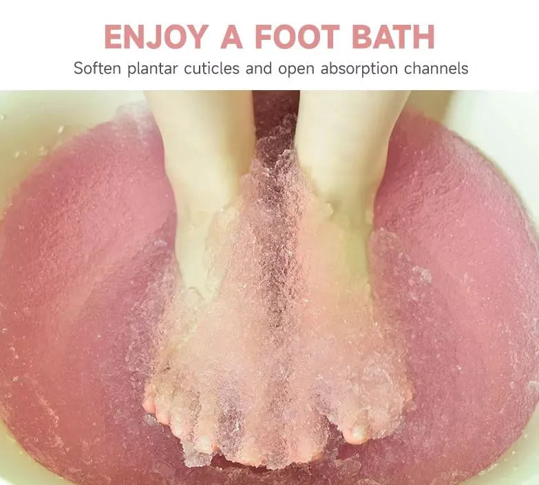 BEACYSW Foot Soak Powder Jelly Pocket Spa Pedicure Set | Premium Skincare & Beauty Products in Pakistan