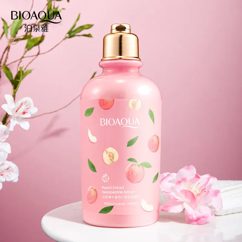 Bioaqua Peach Lactic Acid Moisturizing Body Lotion - 250g | Premium Skincare & Beauty Products in Pakistan