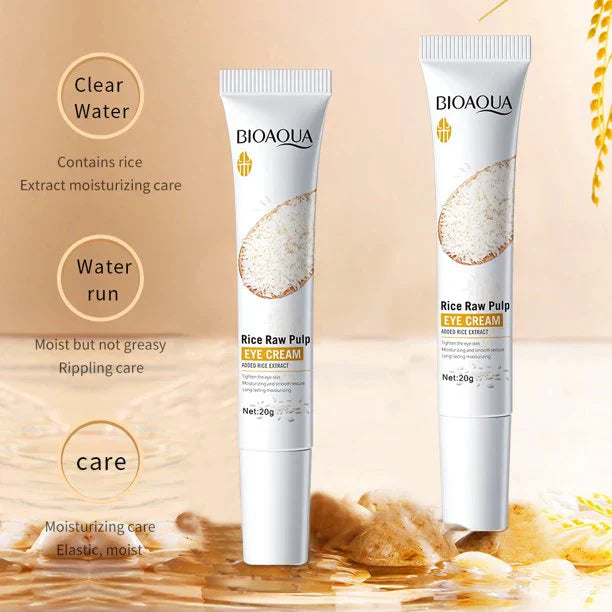 BIOAQUA Rice Raw Pulp Eye Cream - 20g | Premium Skincare & Beauty Products in Pakistan