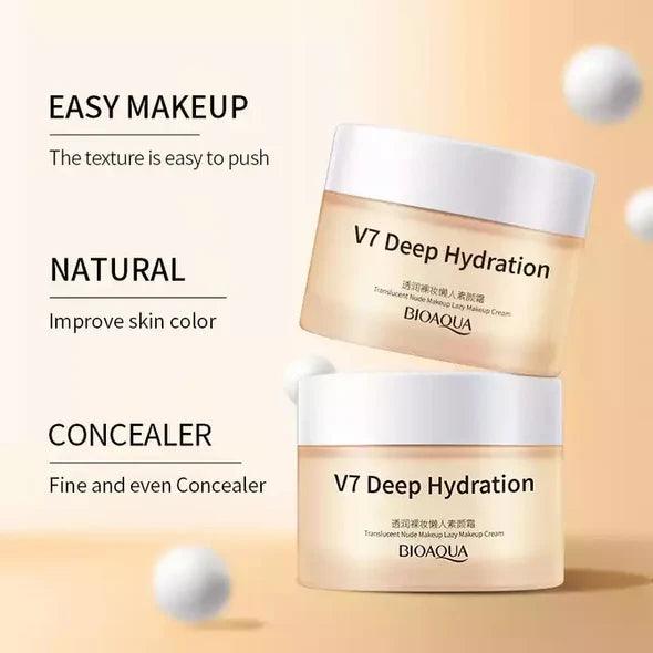 BIOAQUA V7 Deep Hydration Basic Makeup Cream - 50g | Premium Skincare & Beauty Products in Pakistan