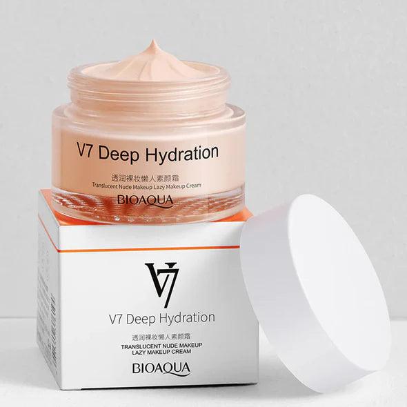 BIOAQUA V7 Deep Hydration Basic Makeup Cream - 50g | Premium Skincare & Beauty Products in Pakistan