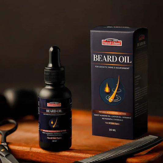 Saeed Ghani Beard Oil, For All Skin Types - 30ml | Premium Skincare & Beauty Products in Pakistan
