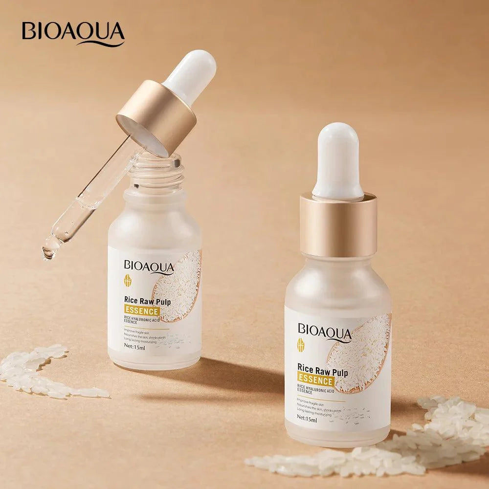 Bioaqua Rice Raw Pulp Serum  - 15ml | Premium Skincare & Beauty Products in Pakistan