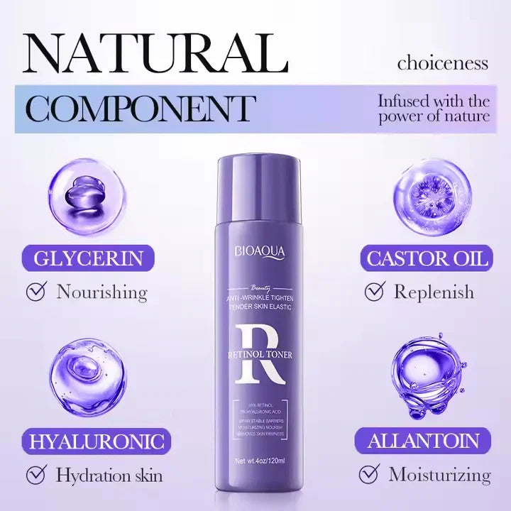 Bioaqua Anti Wrinkle Tender Skin Elastic Face Toner  - 120ml