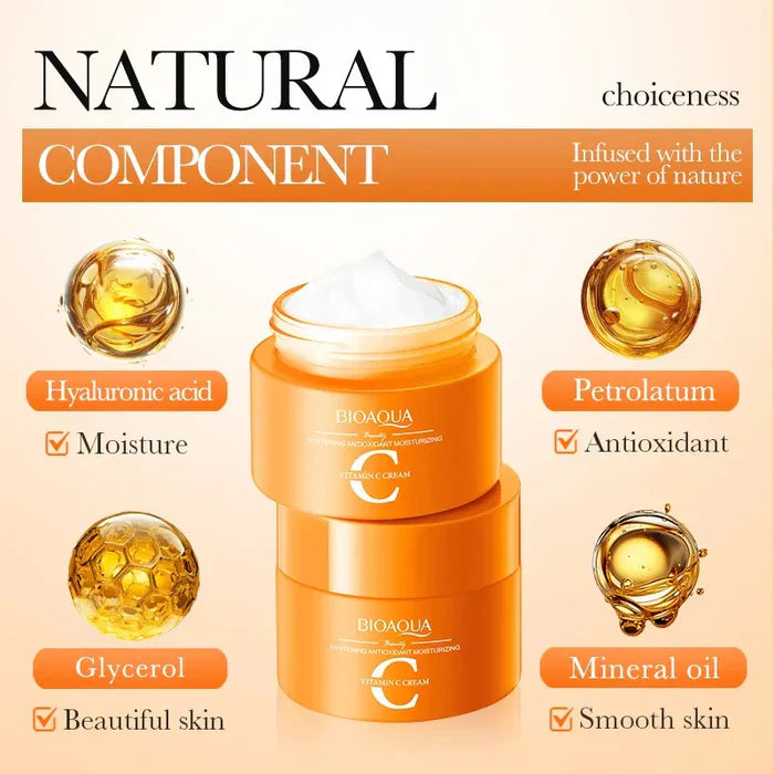 Bioaqua Vitamin C Face Whitening Cream - 60g | Premium Skincare & Beauty Products in Pakistan