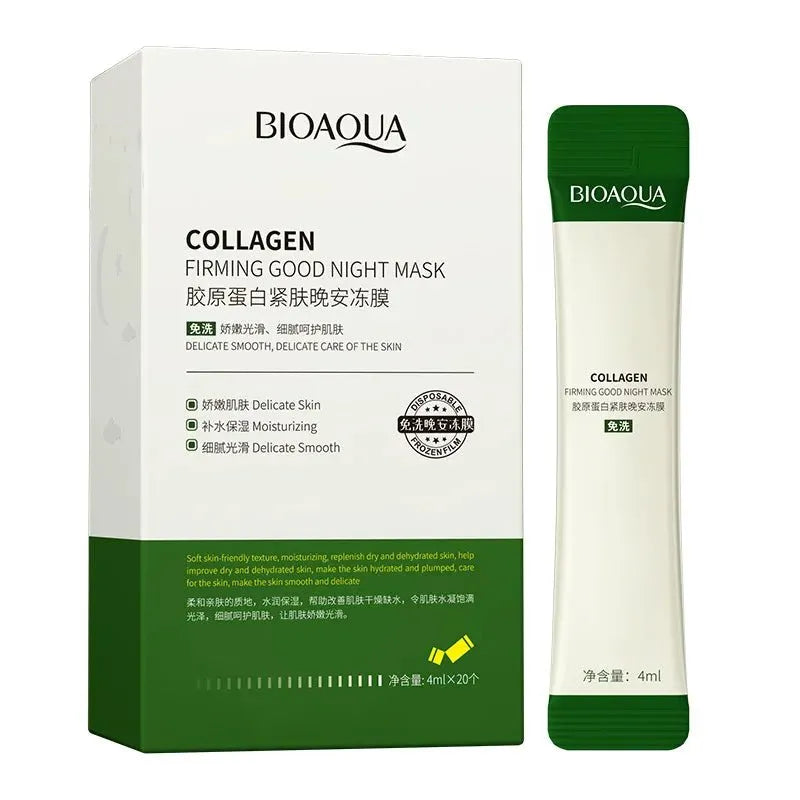 Bioaqua - Collagen Firming Good Night Mask - 20Pcs | Premium Skincare & Beauty Products in Pakistan
