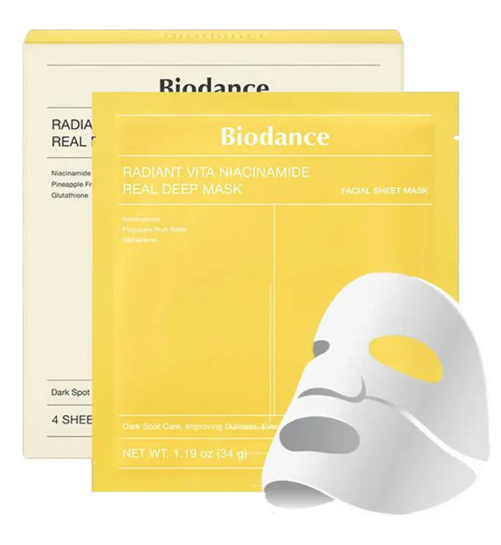 BIODANCE - Radiant Vita Niacinamide Real Deep Mask 34 g- Original | Premium Skincare & Beauty Products in Pakistan