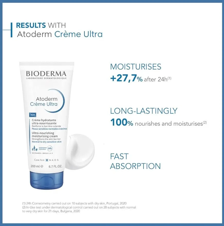 Bioderma Atoderm Creme Ultra - 200ml | Premium Skincare & Beauty Products in Pakistan