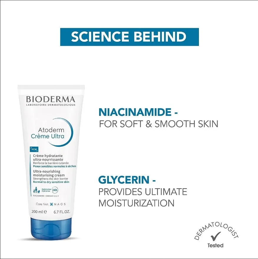 Bioderma Atoderm Creme Ultra - 200ml | Premium Skincare & Beauty Products in Pakistan