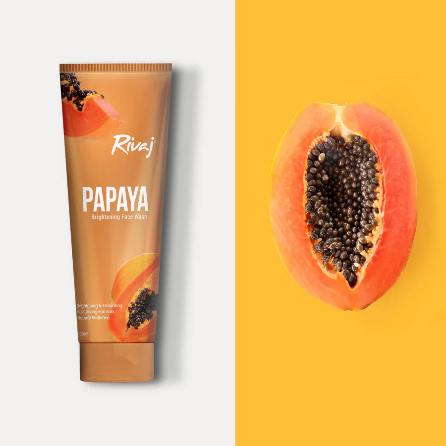 Rivaj Brightening Face Wash - Papaya Extract | Premium Skincare & Beauty Products in Pakistan