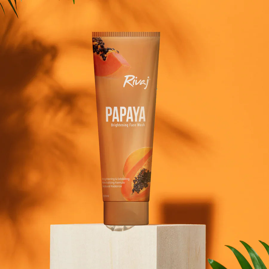 Rivaj Brightening Face Wash - Papaya Extract | Premium Skincare & Beauty Products in Pakistan