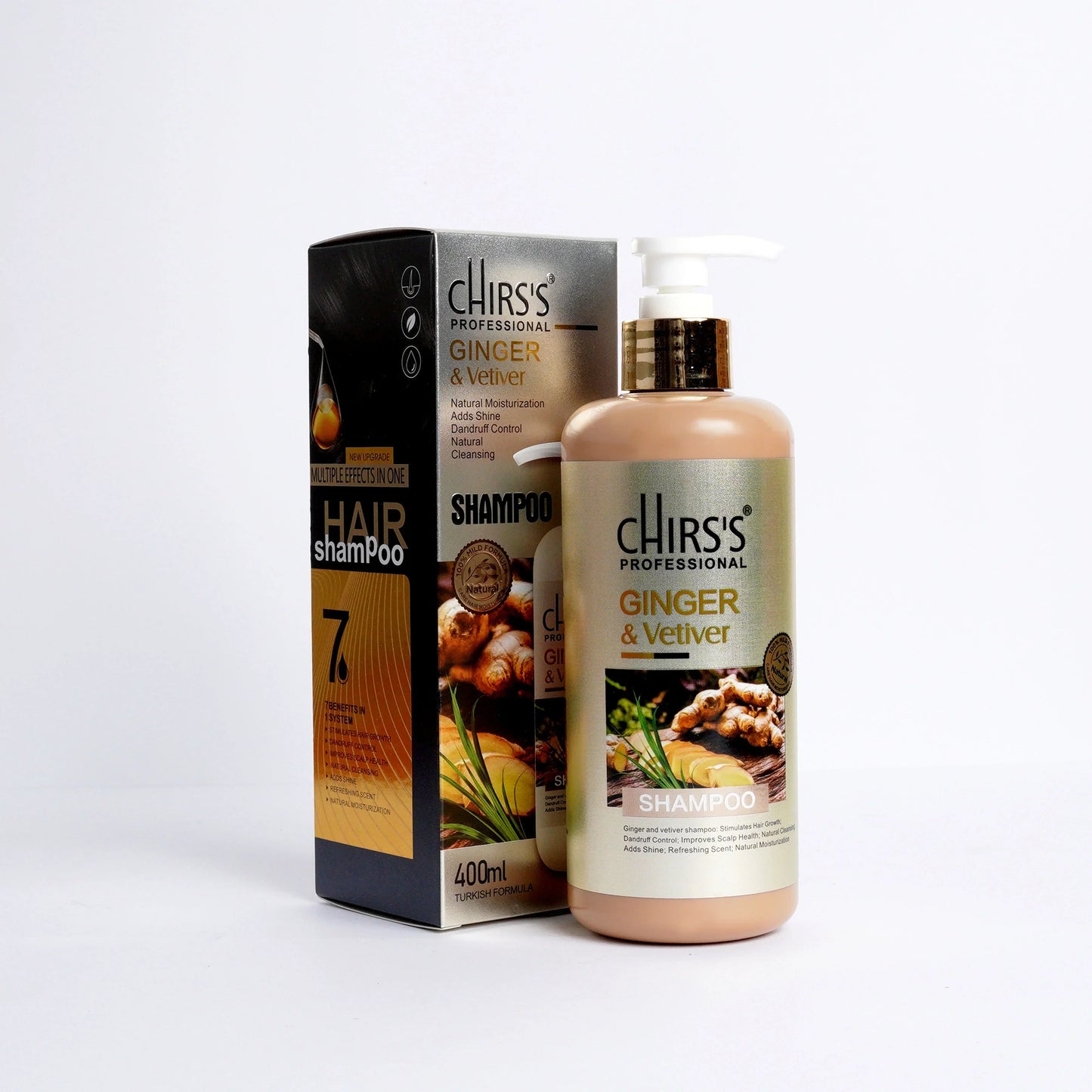 Chirs's Professional Ginger & Vetiver Shampoo 400ml