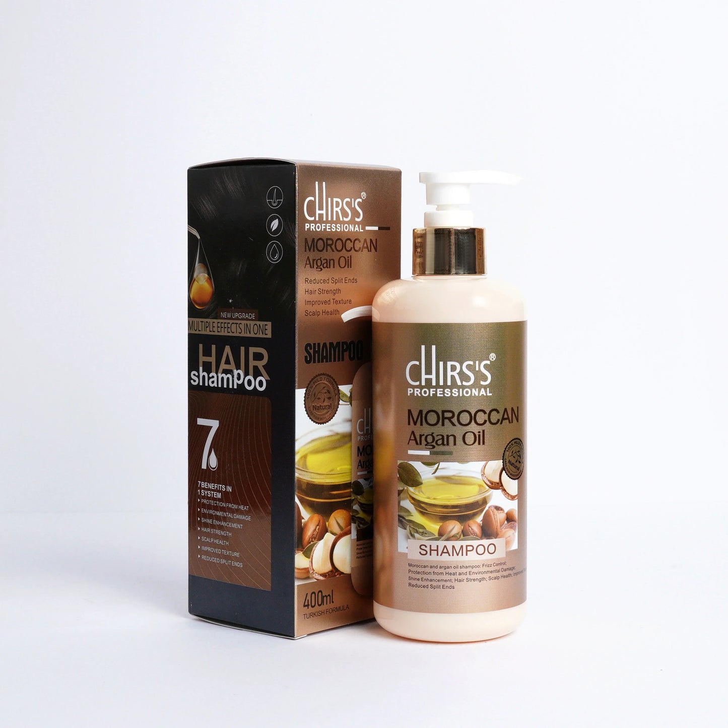 Chirs's Professional Moroccan Argan Oil Shampoo - 400ml