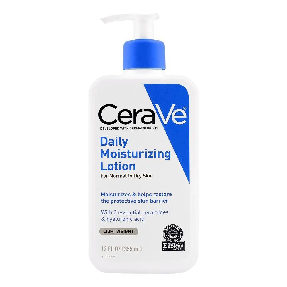 CeraVe Daily Moisturizing Lotion, Normal To Dry Skin - 355ml | Premium Skincare & Beauty Products in Pakistan