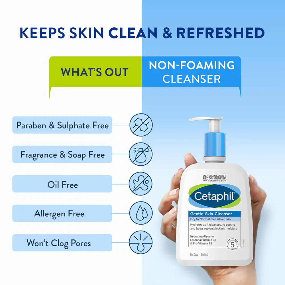 Cetaphil Gentle Cleanser Dry To Normal, Sensitive Skin – 591ml
