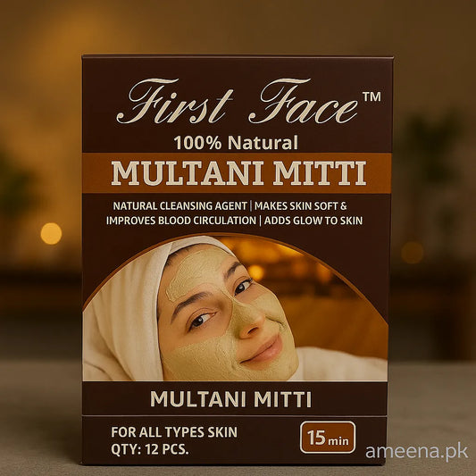 First Face Multani Mitti – Natural Clay Face Pack | Premium Skincare & Beauty Products in Pakistan